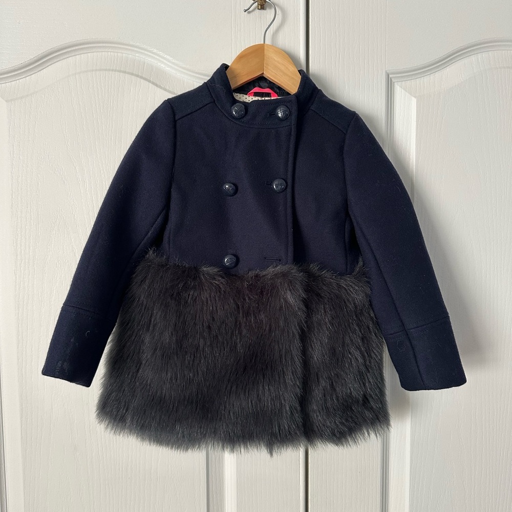Crewcuts Girls Winter Peacoat Jacket